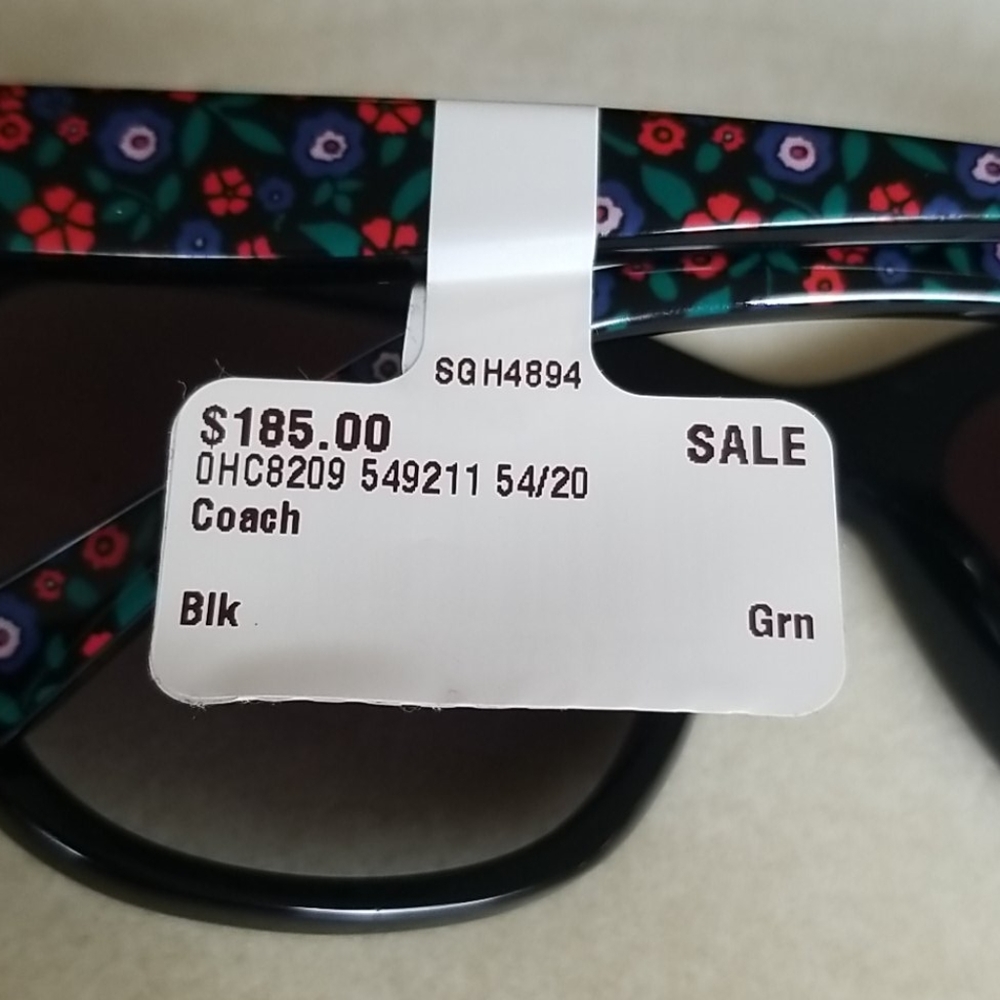 Sunglasses Coach OHC8209 54211 100% Authentic. - Picture 4 of 10